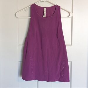 Lululemon Lightweight Stretch Run Purple Tank sz 4